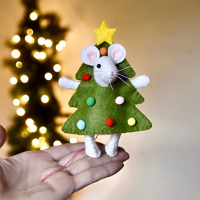 Christmas Tree Costume Mouse Sewing Pattern