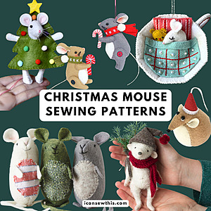 The best festive DIY Christmas mouse sewing patterns to craft this season