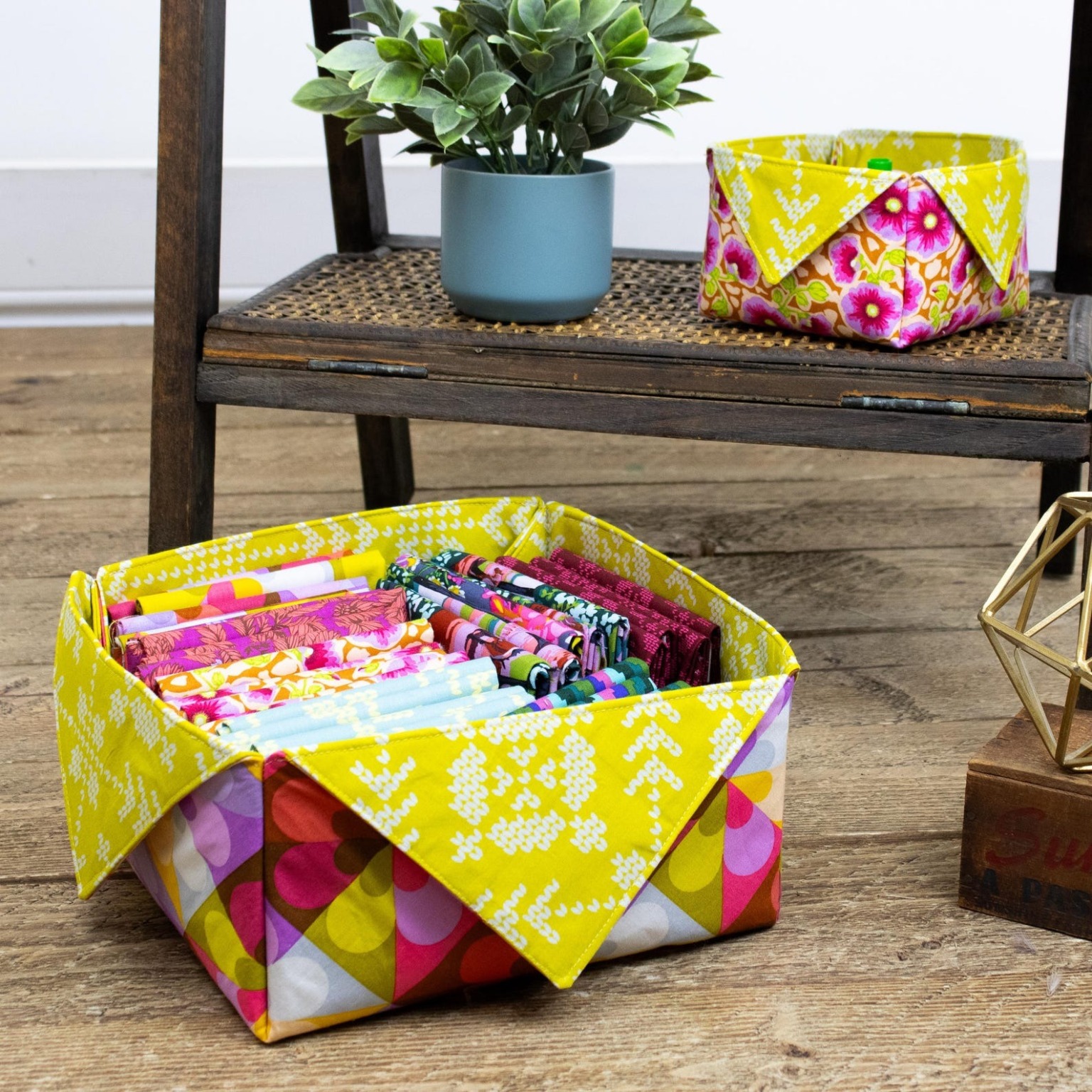 17 best fabric basket sewing patterns for a perfectly organized home ...