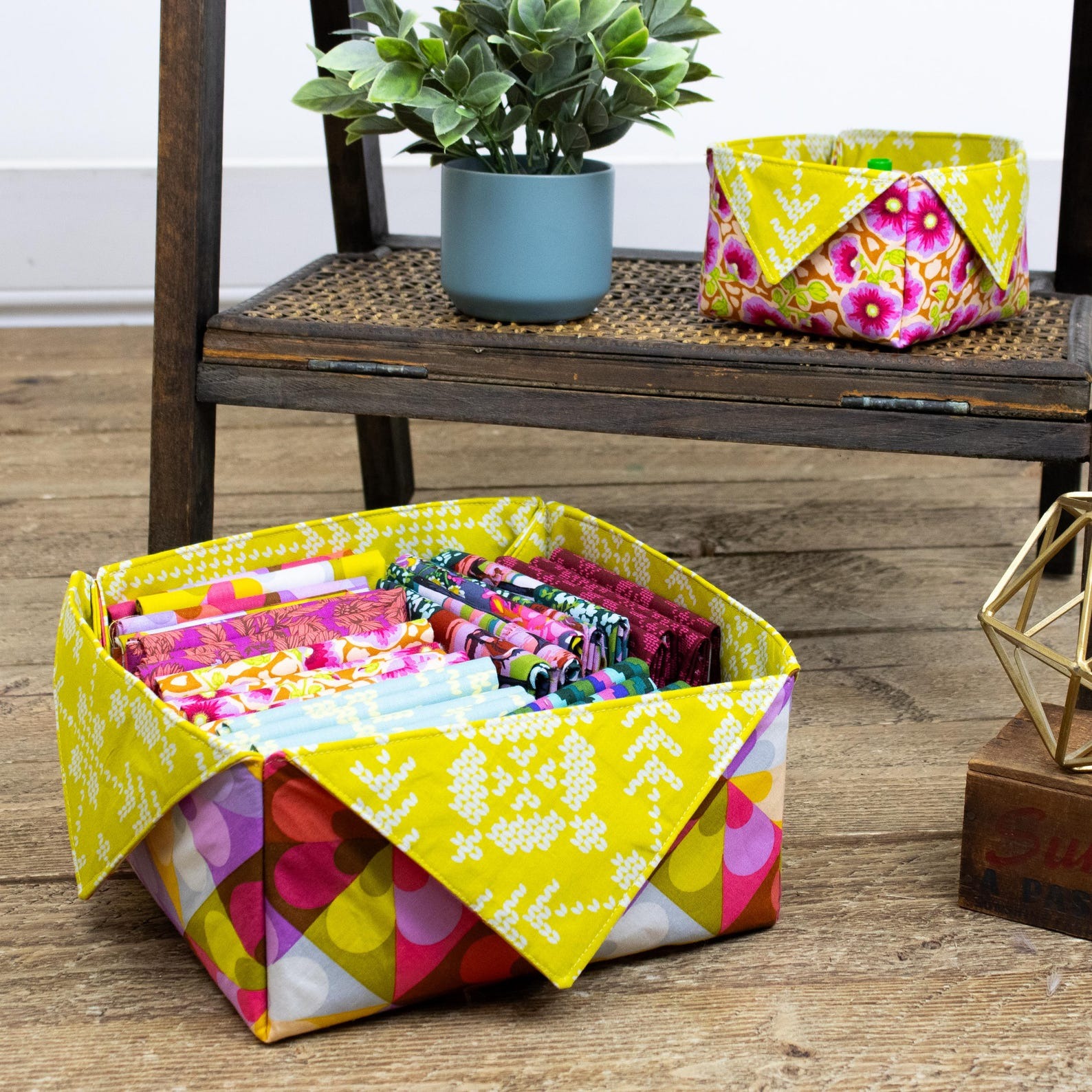 17 best fabric basket sewing patterns for a perfectly organized home ...