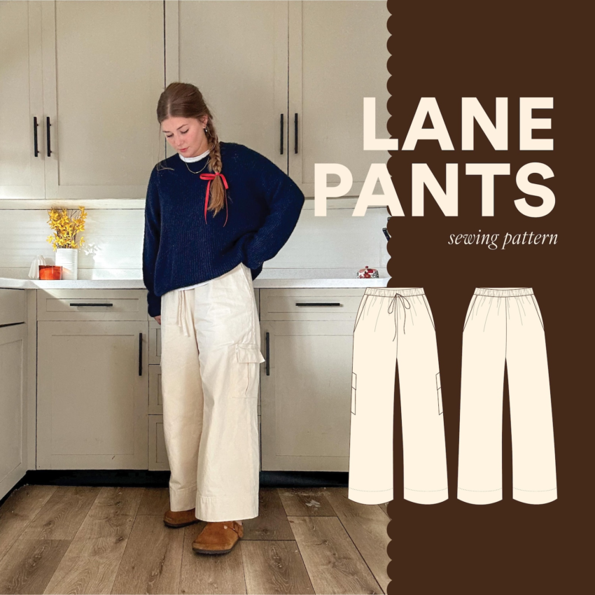 Lane Pants PDF Sewing Pattern by
SydGrahamPatterns