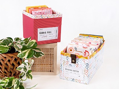 Modular Fabric Box for Ikea Billy by ArabesqueScissors