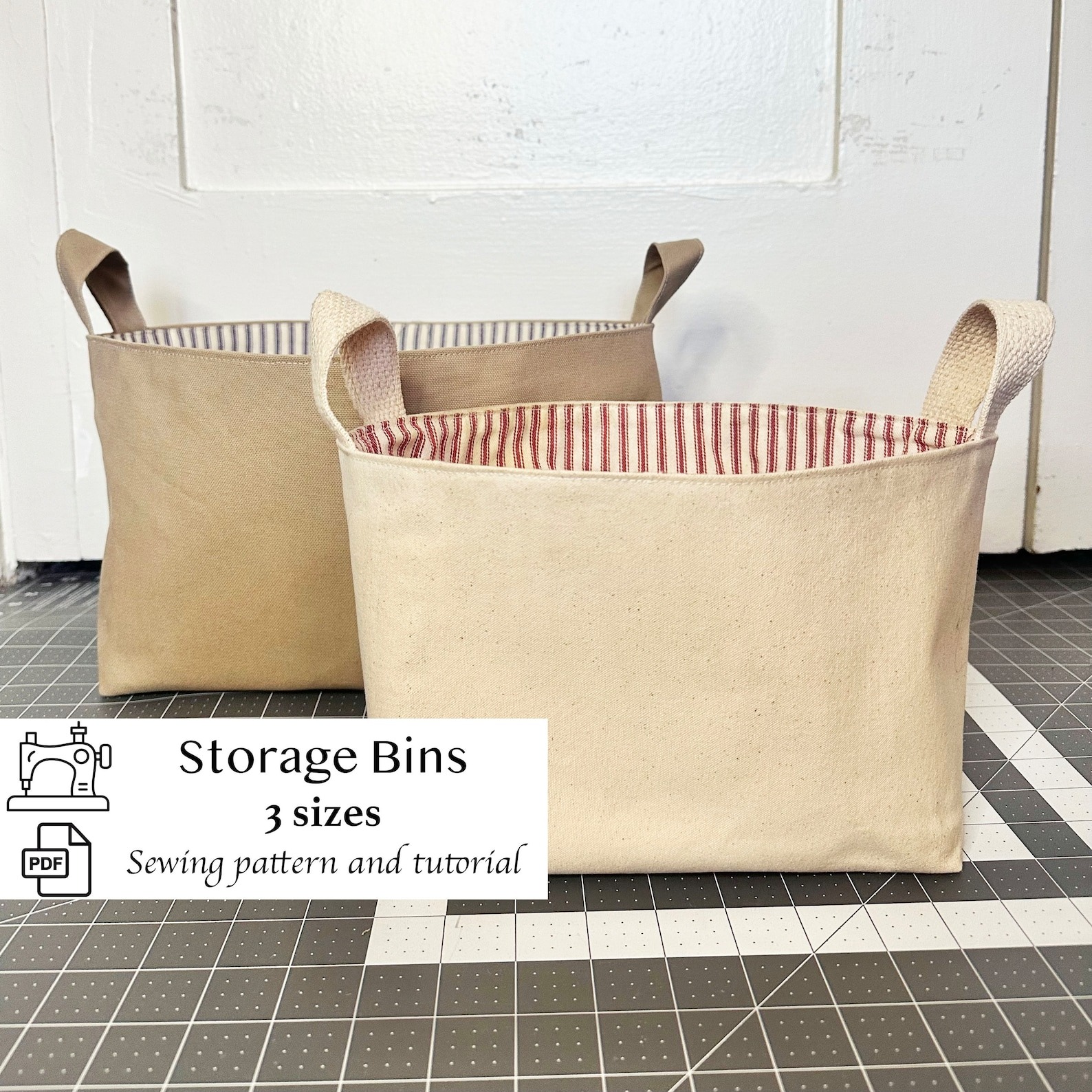 17 best fabric basket sewing patterns for a perfectly organized home ...