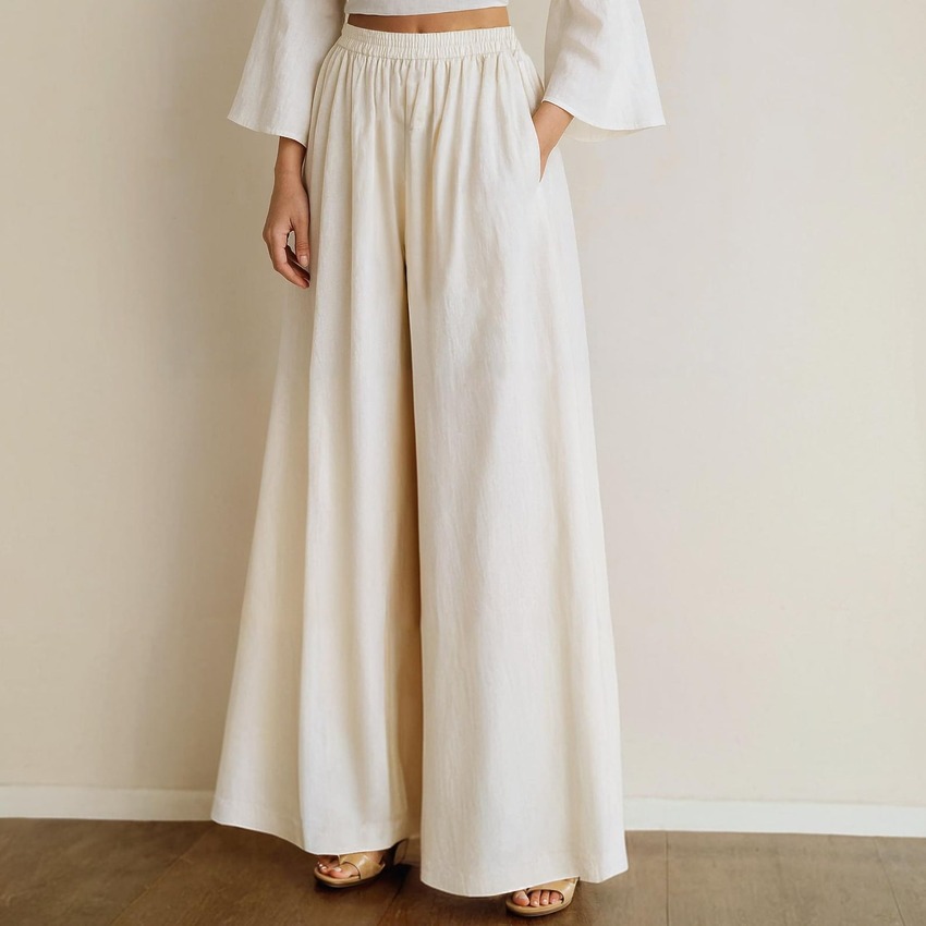 Wide Leg Palazzo Pants by EveningSchool