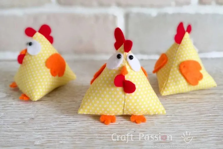 Lucky Chicken Free Sewing Pattern by Craft Passion