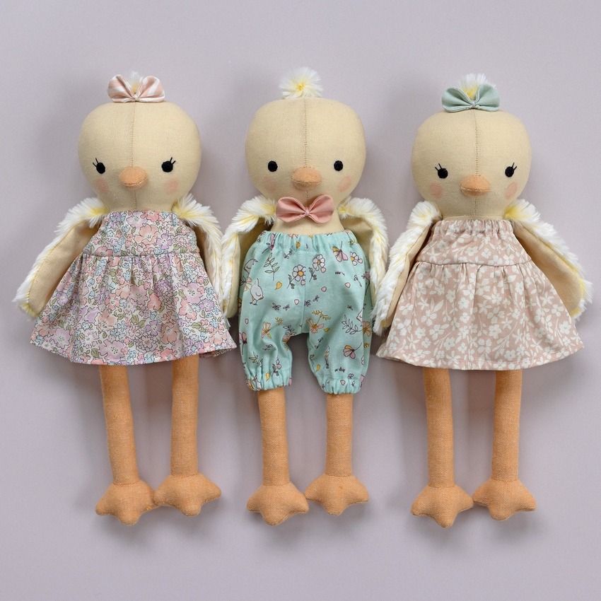 Mini Easter Chick Doll by Studio Seren Patterns