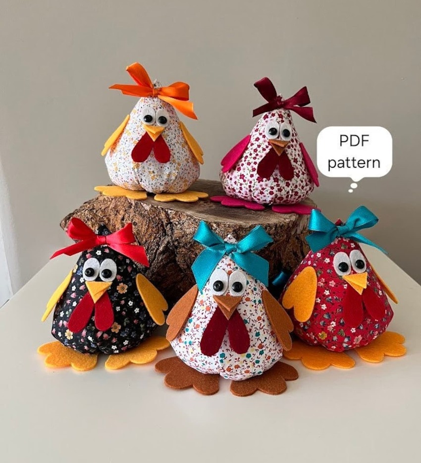 Simple Easter Chicken by Benny Style Decor