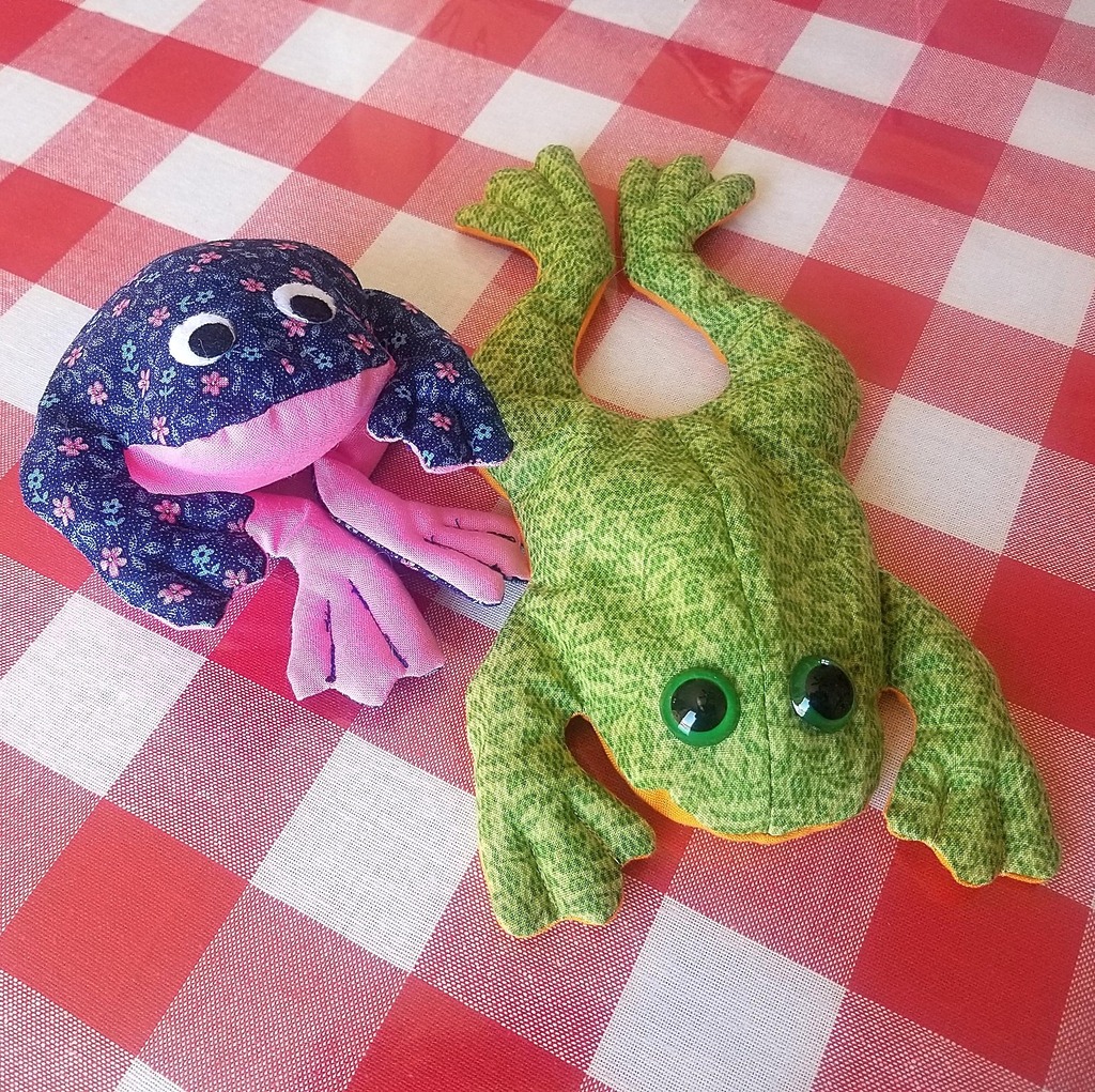Beanbag Frog Sewing Pattern by SewKnotFinished