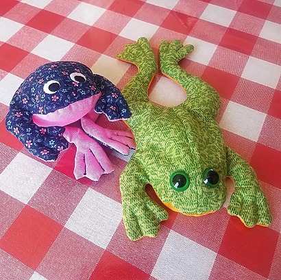 Beanbag Frog Sewing Pattern by SewKnotFinished