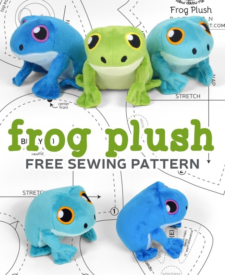 Semi-Realistic Frog Plush free pattern by Choly Knight