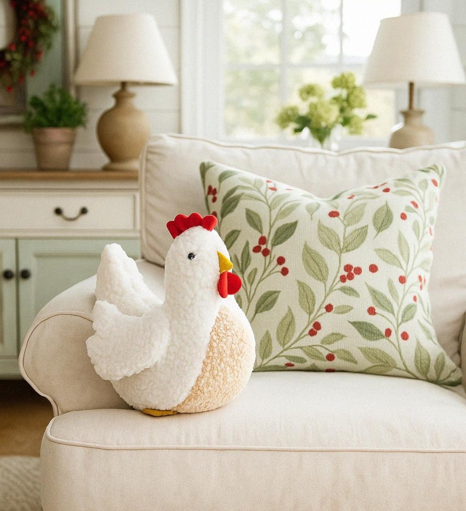 Hen Pillow Sewing Pattern by Cheri Demeter2
