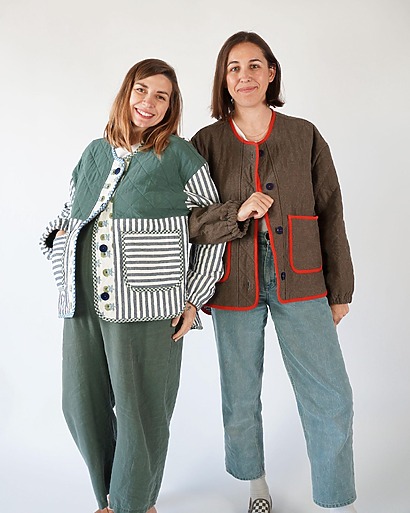 Oversized Slouchy Style: Homebody Quilted Jacket from MatchyMatchySewing