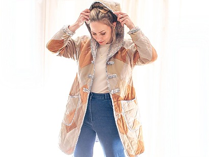 Omilla Design Hooded Coat from Sewillow