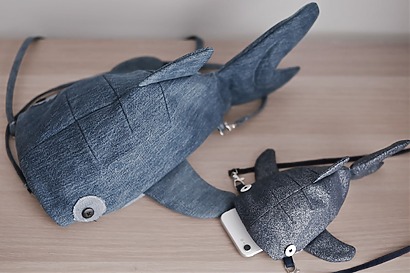 Whale Shark Backpack or Crossbody Bag Pattern by Contedefeesstudio