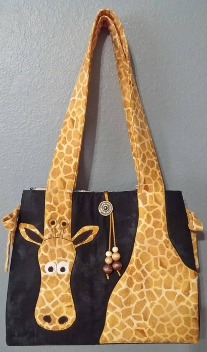 Unique Animal Purse: Giraffe Tote Sewing Pattern by CattieCrafts