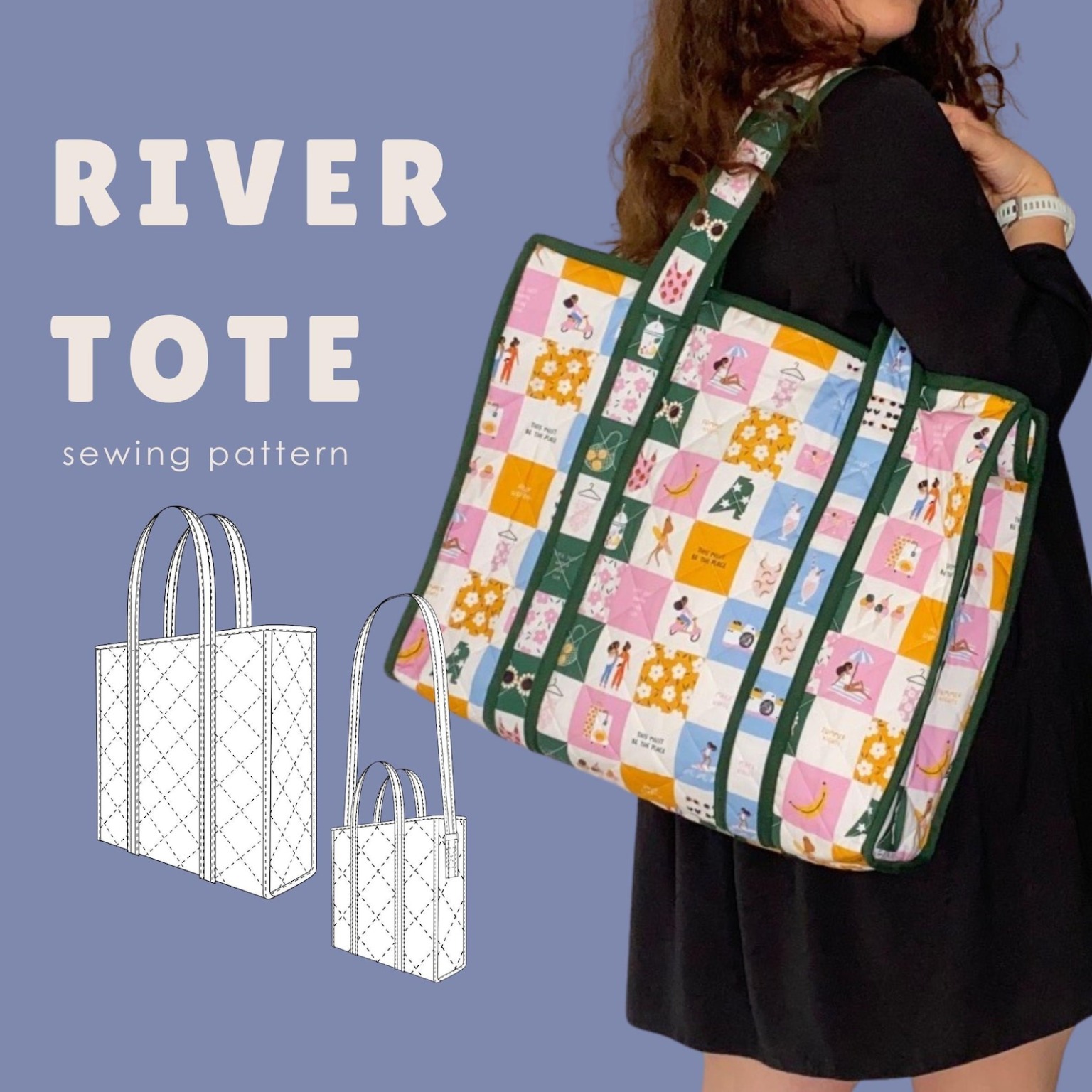10 best quilted tote bag sewing patterns for every skill level - I Can ...