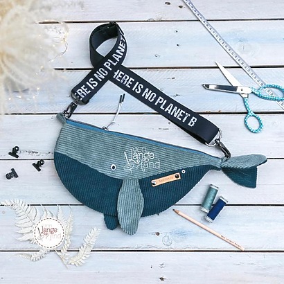 whale bag sewing pattern - fish bag tutorial by
vonLangeHand