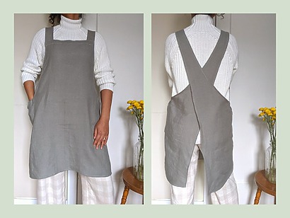 Best beginner-friendly cross-back: Criss Cross Apron from Lydia Naomi