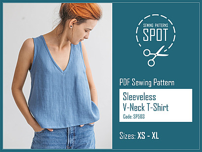 Anna Linen Tank by SewingpatternsSPOT