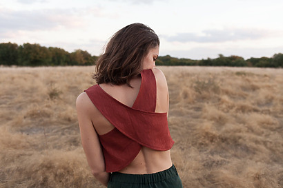 Cornflower (Bleuet) blouse sewing pattern