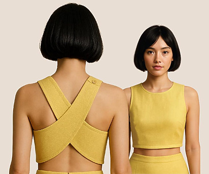 Wrap bodice top sewing pattern