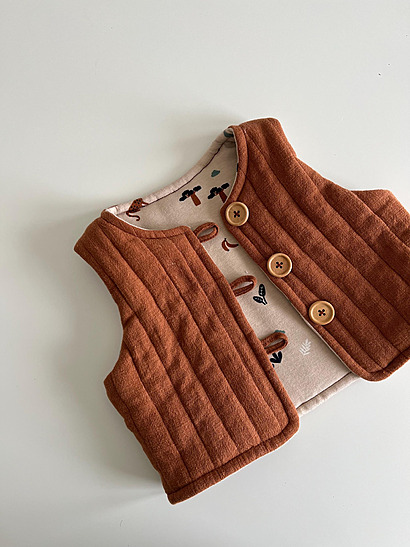 Ash vest sewing pattern by TinyFolkPatterns