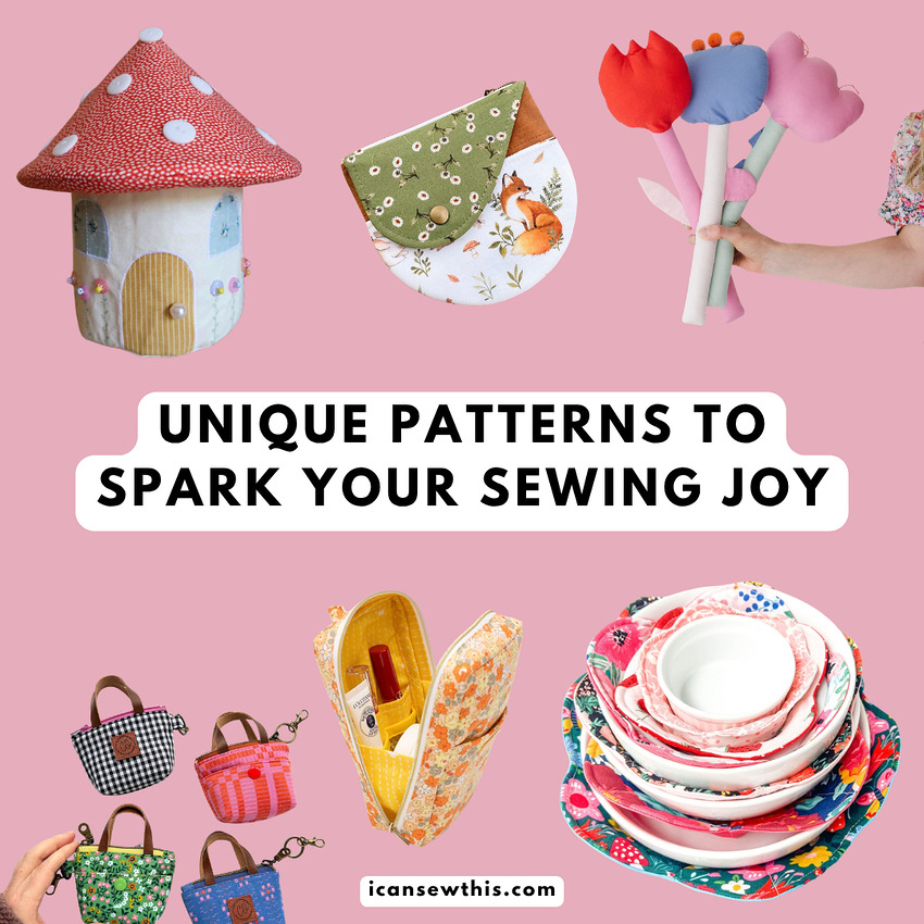 Unique patterns to spark your sewing joy - Fun scrap busting ideas for your next project