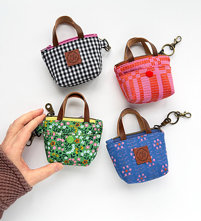 mini zipper bag sewing pattern
