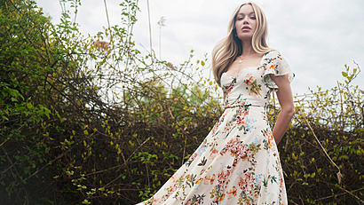 The Valensole paneled gown by Mood Fabrics