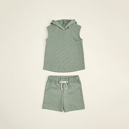 Ridley hooded tank and shorts by ThreadFactionSewing