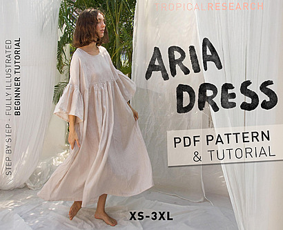 Aria Maxi Smock Dress:

An oversized, billowy maxi smock dress with an abundance of gathered fabric detailing along the high bodice, long breezy sleeves, and long tiered skirt.