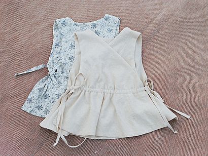 Baby Ruffle Wrap Top by AYOminipatterns