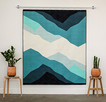 Ridges Quilt Pattern by BookendsQuilting