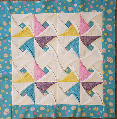 Pinwheel Surprise Quilt Block Pattern by JadedSpadeCreations