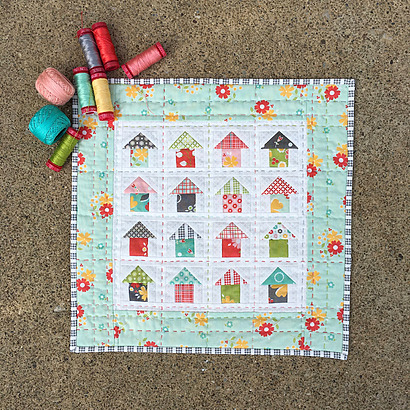 Mini Neighborhood PDF Quilt Pattern by CorianderQuilts