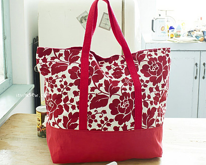 Martha market bag sewing pattern PDF