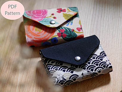 Small Amelia Envelope Wallet by MissFrecklesDesign