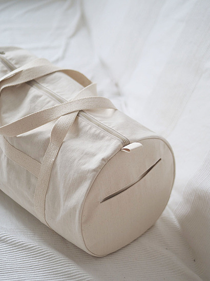 Canvas Duffle Bag by TYTKAStudio