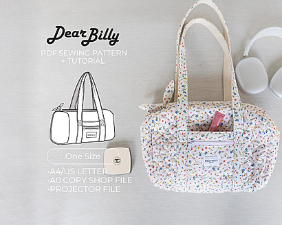 Speedy Mini Duffel Bag by DearBillyPatterns