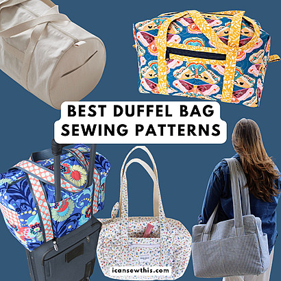 Best duffel bag sewing patterns for your next getaway - Sew the perfect travel bag with these easy duffel patterns