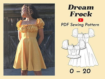 Milkmaid dress by LydiaNaomi