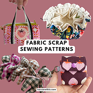 Fabric scrap sewing patterns: 15 cute DIY stash busters - Scrap fabric sewing projects: Fun and easy ideas to try