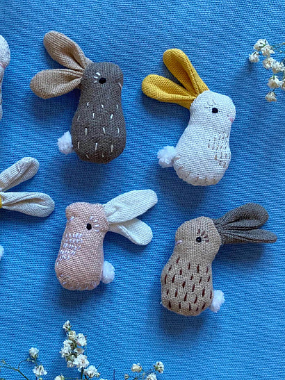Mini Bunny Sewing Pattern by Irinalantoys