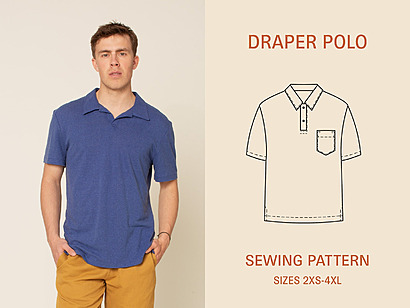 Draper Polo T-Shirt by WardrobeByMe