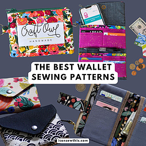 Wallet sewing pattern roundup: Free and paid designs to try - How to sew a DIY wallet: Best patterns for every skill level