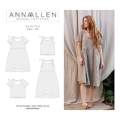 Demeter Dress + Top by Anna Allen