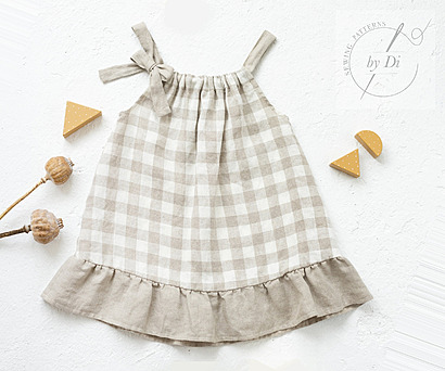 Anna Dress PDF Sewing Pattern by SewingPatternsbyDi