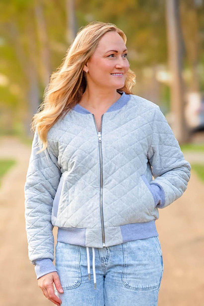 The Bryson Bomber Jacket by Styla Patterns