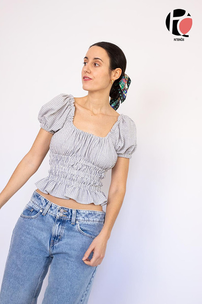 Elastic track blouse by PatternCosPatterns