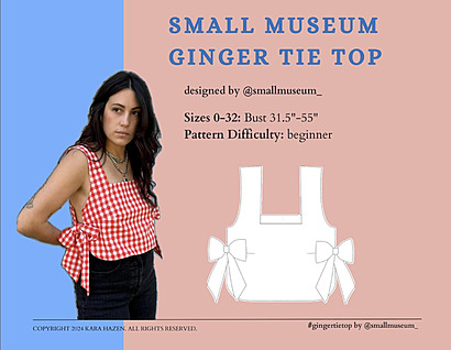 Ginger Tie Top by SmallMuseumSewing